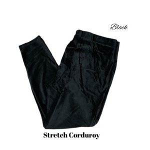 LuLaRoe skinny fit stretch corduroy leggings Black